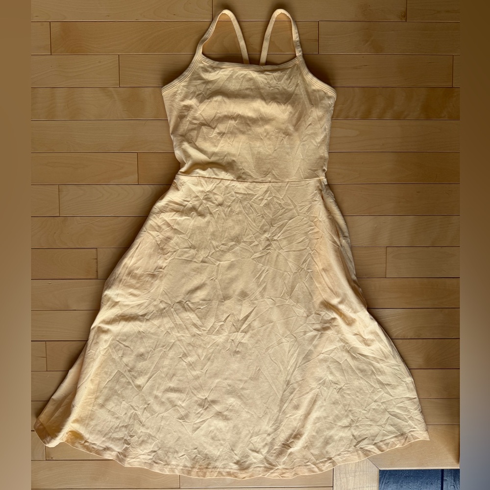 Pact Organic Yellow Dress